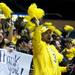 The crowd of fans celebrate the Michigan basketball season at Crisler Arena on Tuesday, April 9. AnnArbor.com I Daniel Brenner